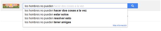 Men cannot: do two things at once / be alone / solve this / have female friends