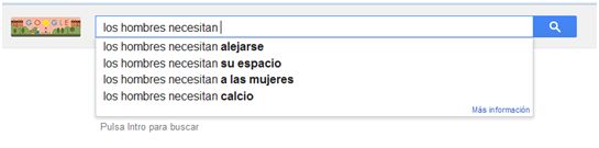 Men need: to distance themselves; move away / their space / women / calcium