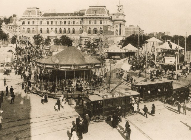 Carnival - Glorieta Atocha, Madrid, 1920s