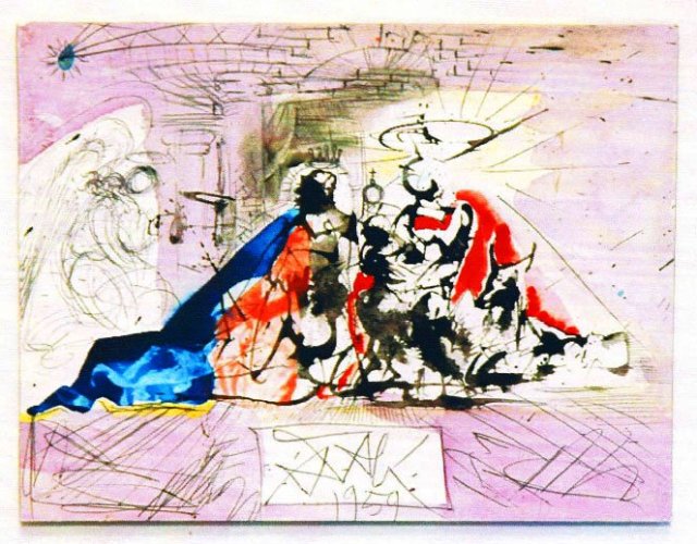 Nativity Scene by Dali (1959 - Hallmark)