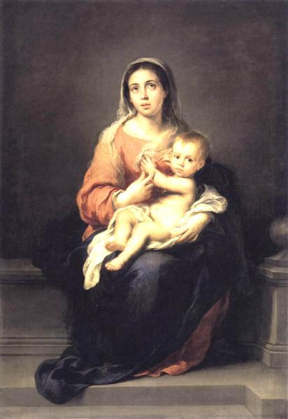 Madonna and Child_Murillo-wikiart